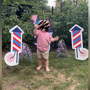Red Striped Janie and jack 2t boy button up short sleeve